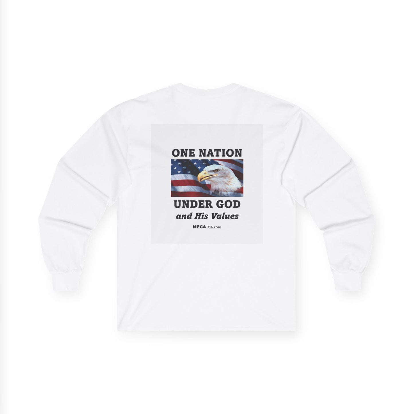 Winter Special Long Tee One Nation White Only MSG