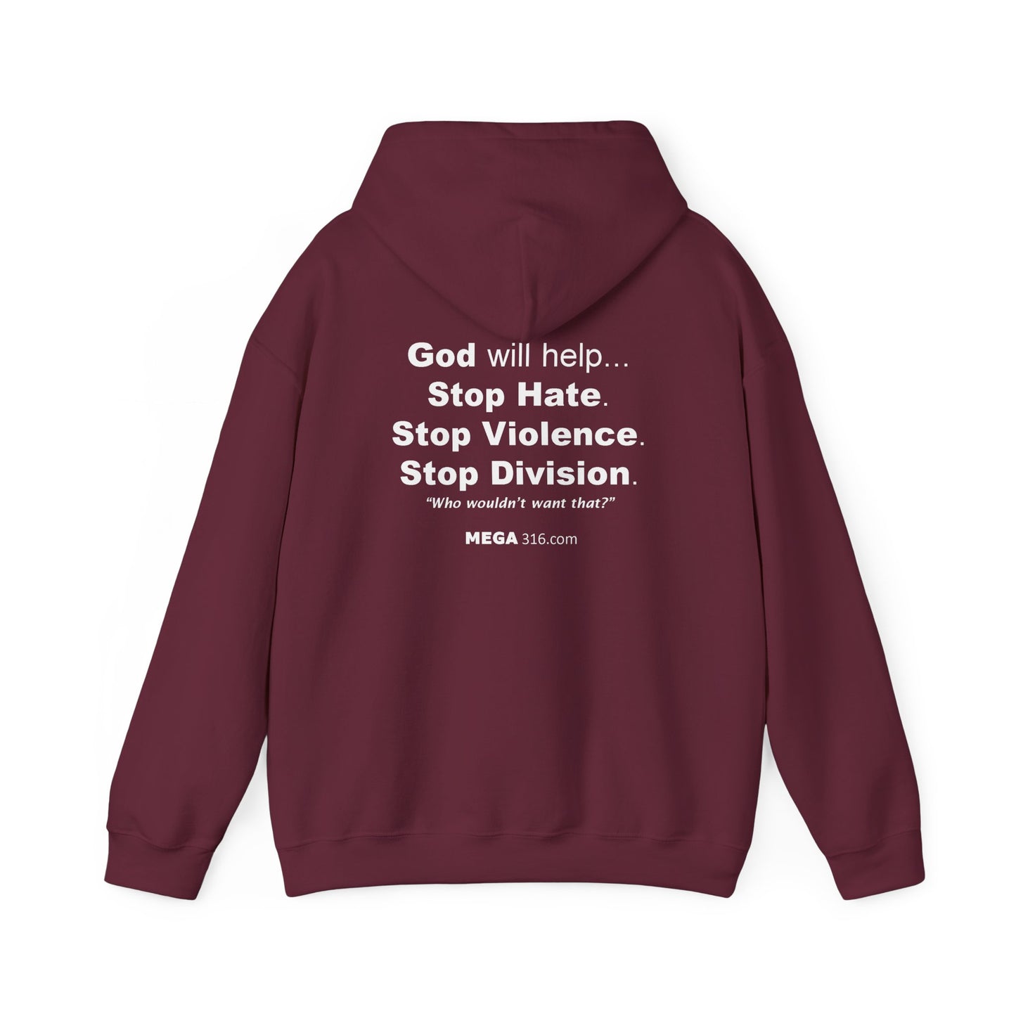 Unisex Heavy Blend™ Hooded Sweatshirt Stop Hate MSG