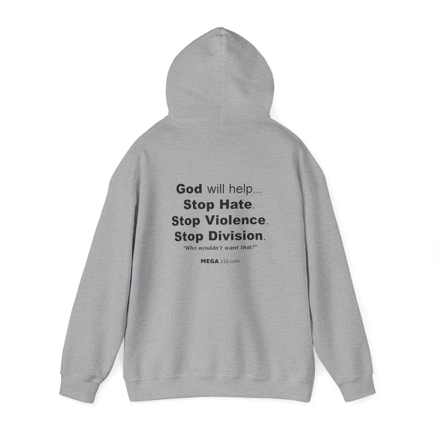 Unisex Heavy Blend™ Hooded Sweatshirt Stop Hate MSG