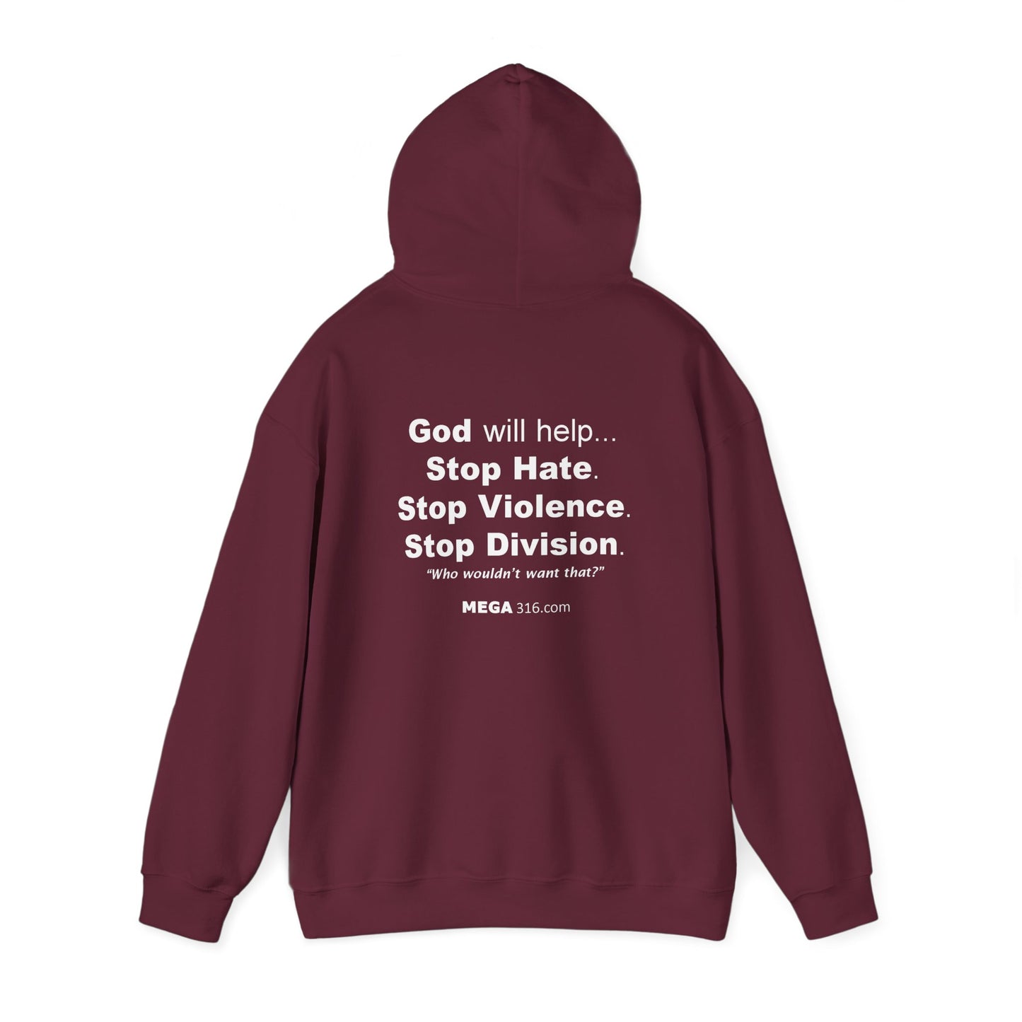 Unisex Heavy Blend™ Hooded Sweatshirt Stop Hate MSG