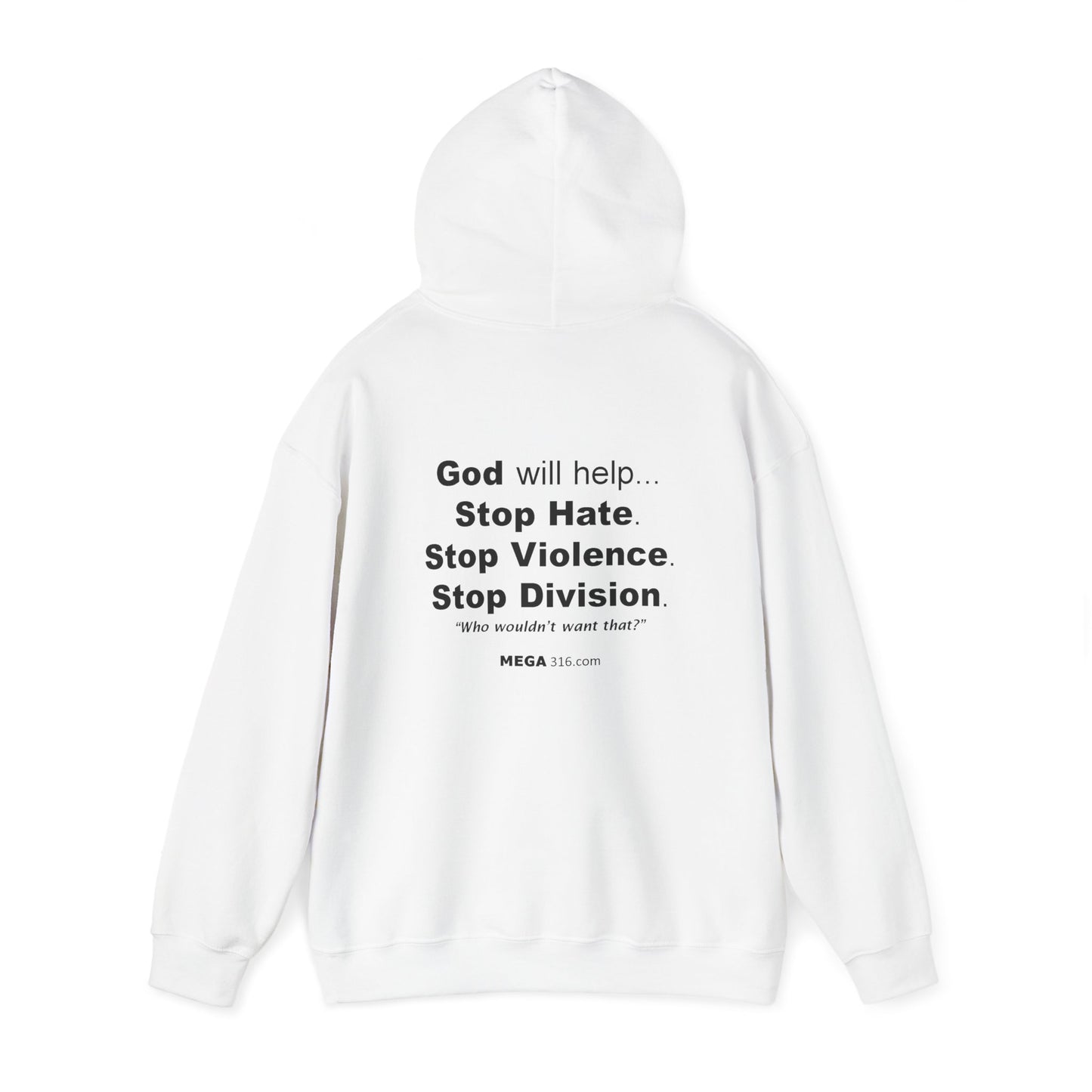 Unisex Heavy Blend™ Hooded Sweatshirt Stop Hate MSG