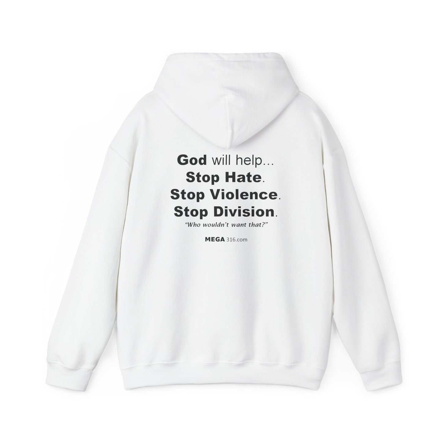 Unisex Heavy Blend™ Hooded Sweatshirt Stop Hate MSG