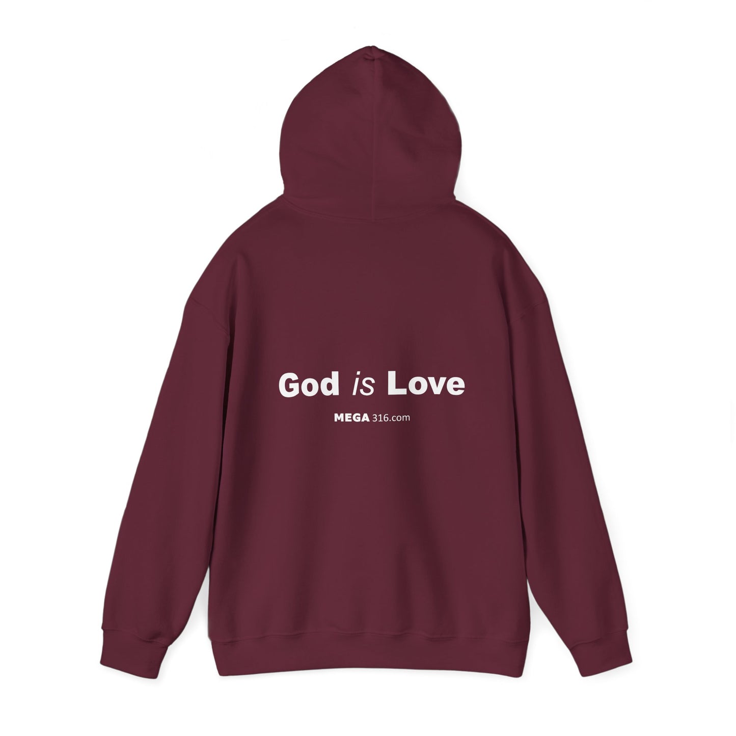Unisex Heavy Blend™ Hooded Sweatshirt God is Love MSG