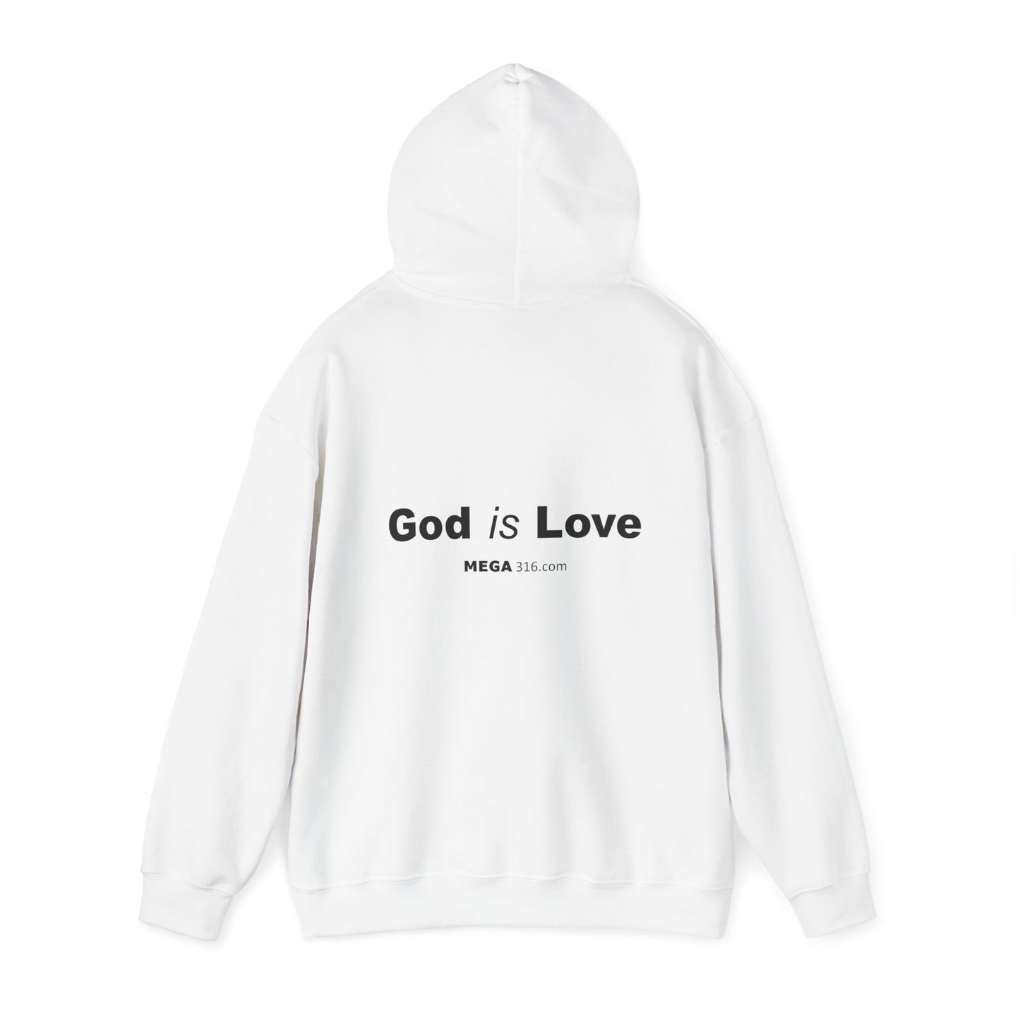 Unisex Heavy Blend™ Hooded Sweatshirt God is Love MSG