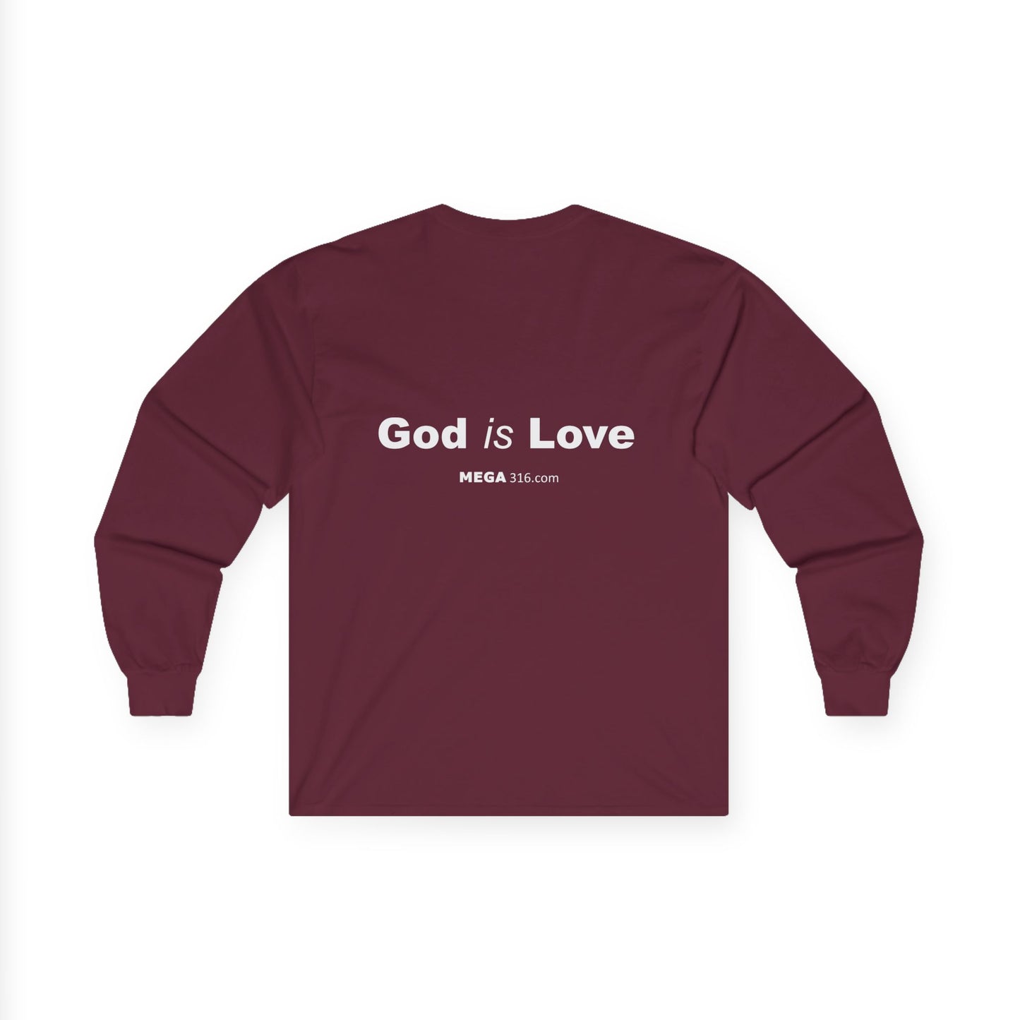 Unisex Ultra Cotton Long Sleeve Tee God is Love MSG