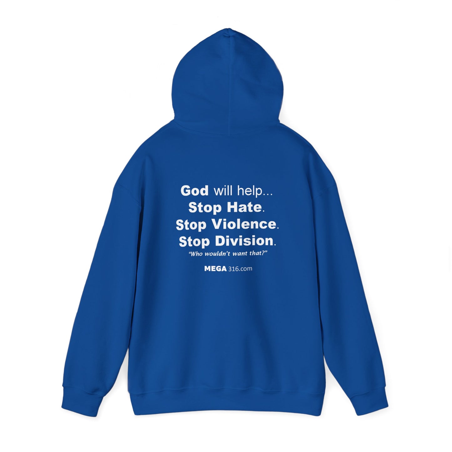 Unisex Heavy Blend™ Hooded Sweatshirt Stop Hate MSG