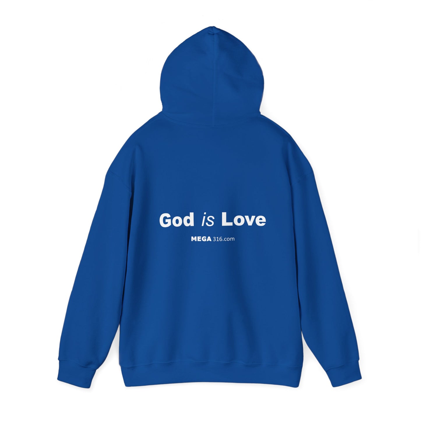 Unisex Heavy Blend™ Hooded Sweatshirt God is Love MSG