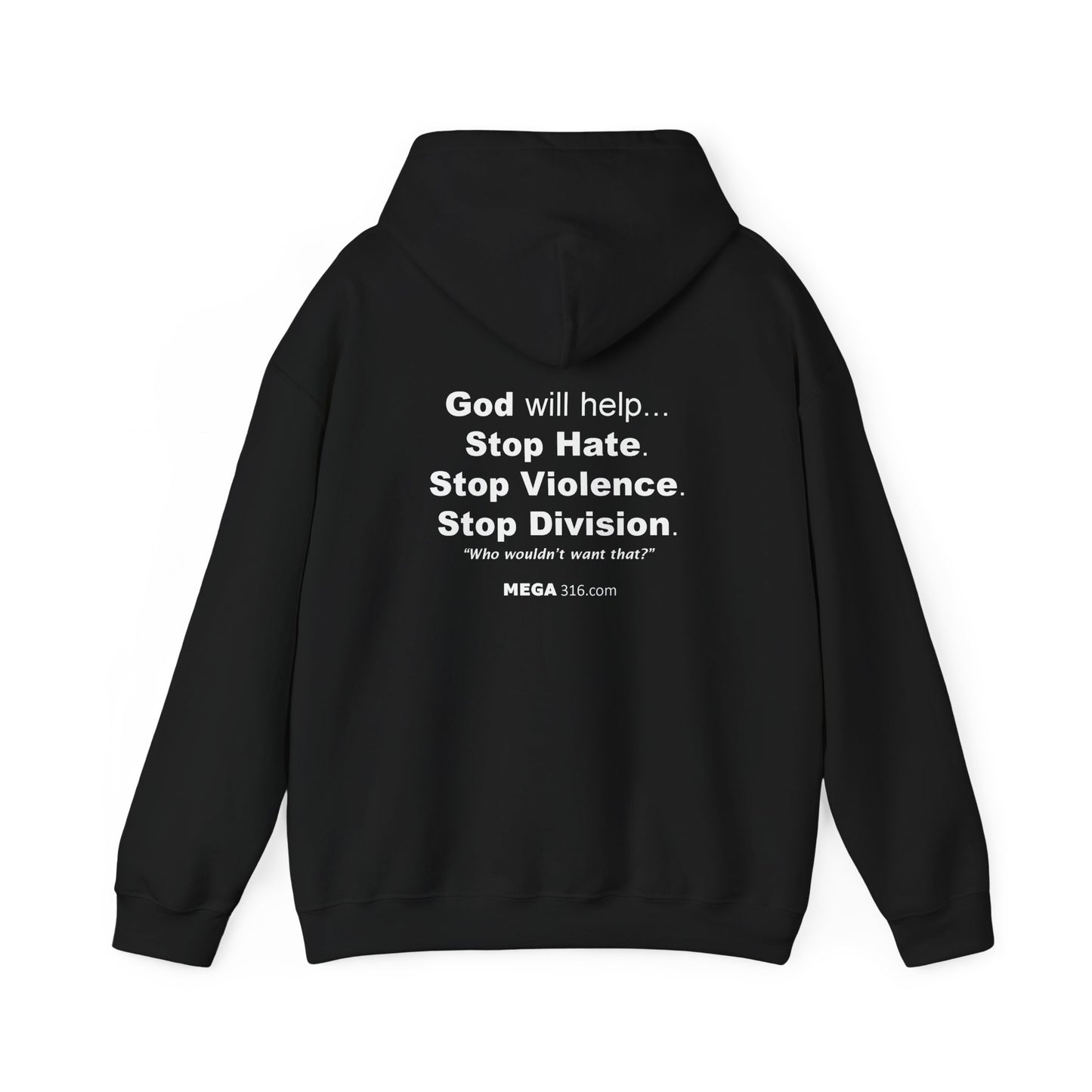 Unisex Heavy Blend™ Hooded Sweatshirt Stop Hate MSG