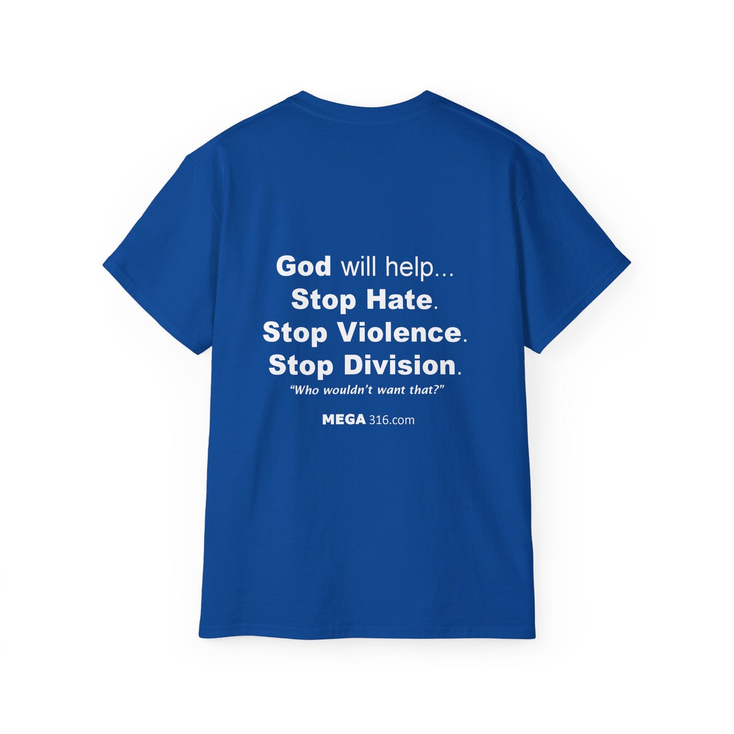 Unisex Ultra Cotton Tee Stop Hate MSG