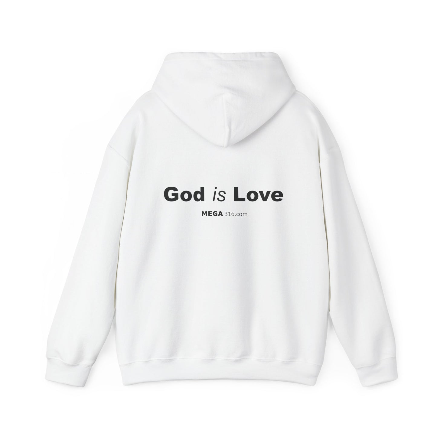 Unisex Heavy Blend™ Hooded Sweatshirt God is Love MSG