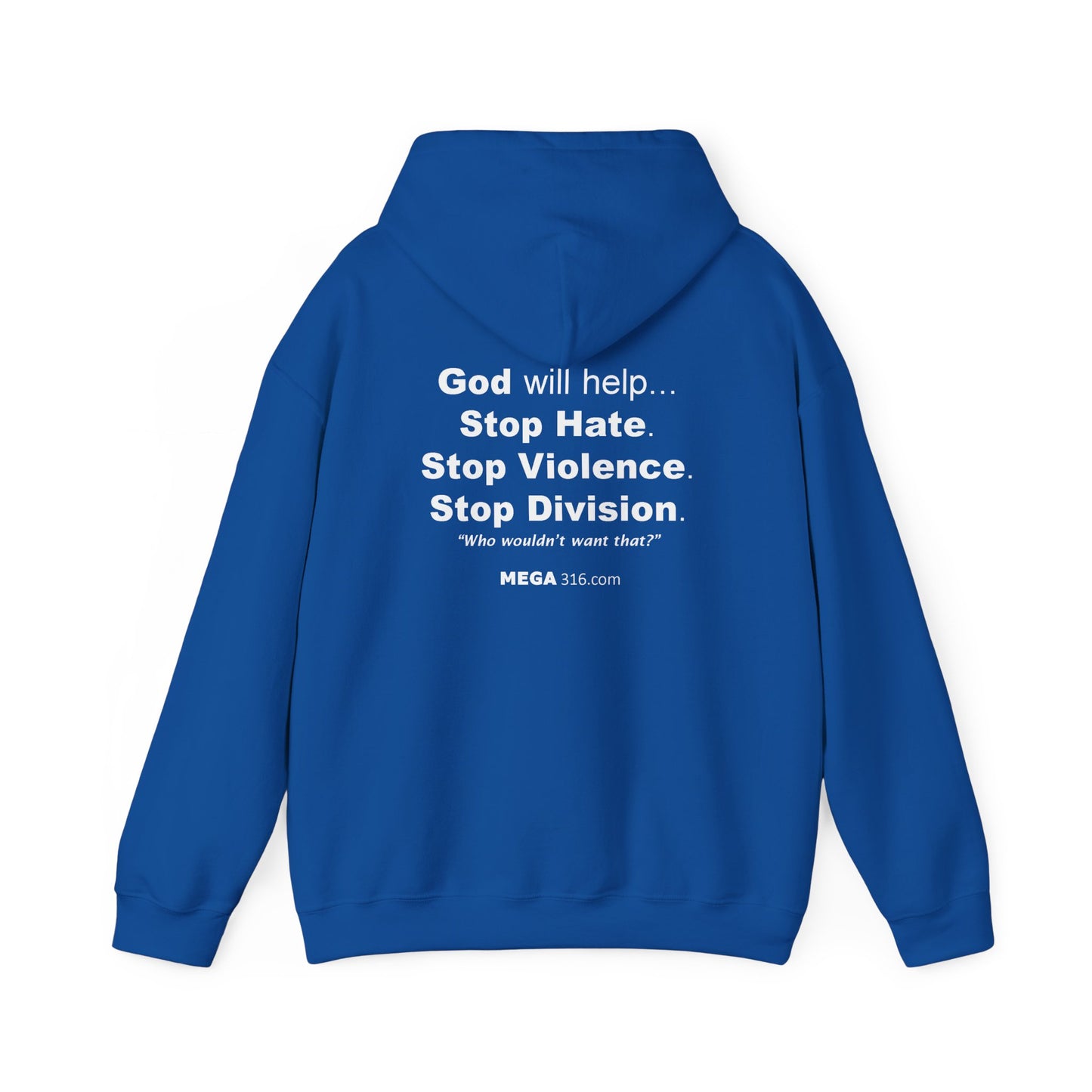 Unisex Heavy Blend™ Hooded Sweatshirt Stop Hate MSG