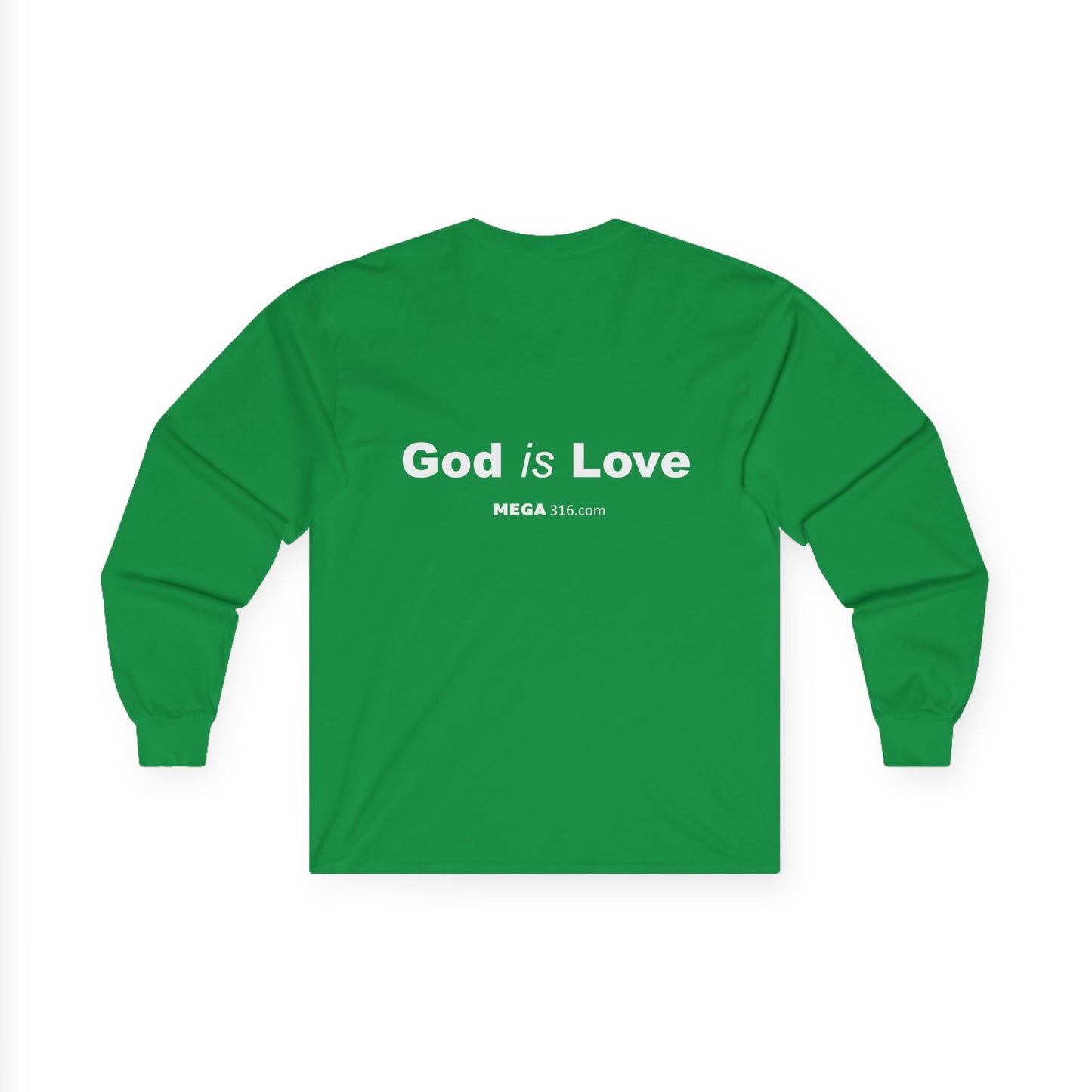 Unisex Ultra Cotton Long Sleeve Tee God is Love MSG