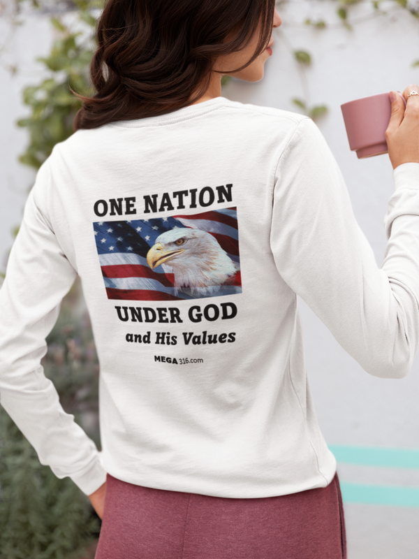 Winter Special Long Tee One Nation White Only MSG