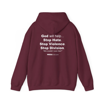 Unisex Heavy Blend™ Hooded Sweatshirt Stop Hate MSG