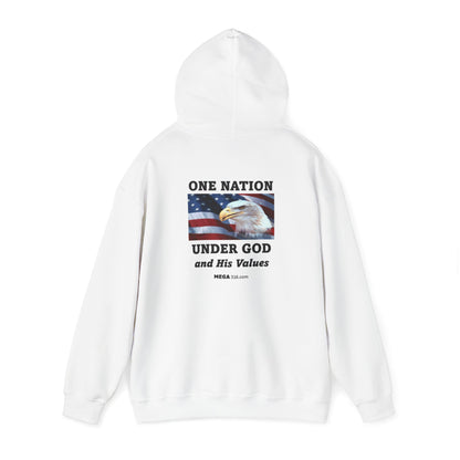 Unisex Heavy Blend™ Hooded Sweatshirt Peace Love Hope MSG