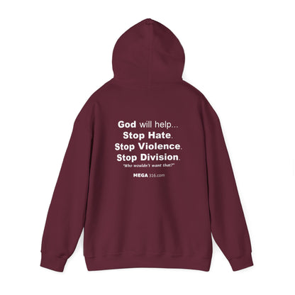 Unisex Heavy Blend™ Hooded Sweatshirt Stop Hate MSG