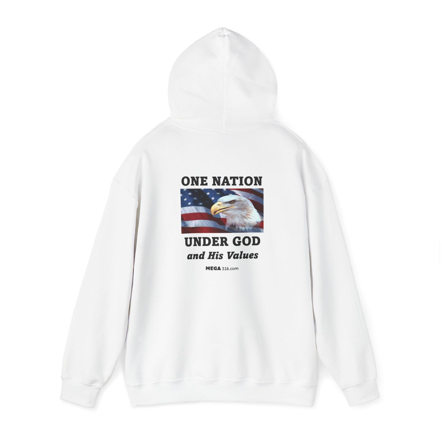 Winter Special One Nation Hoodie White Only MSG