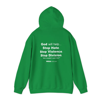 Unisex Heavy Blend™ Hooded Sweatshirt Stop Hate MSG