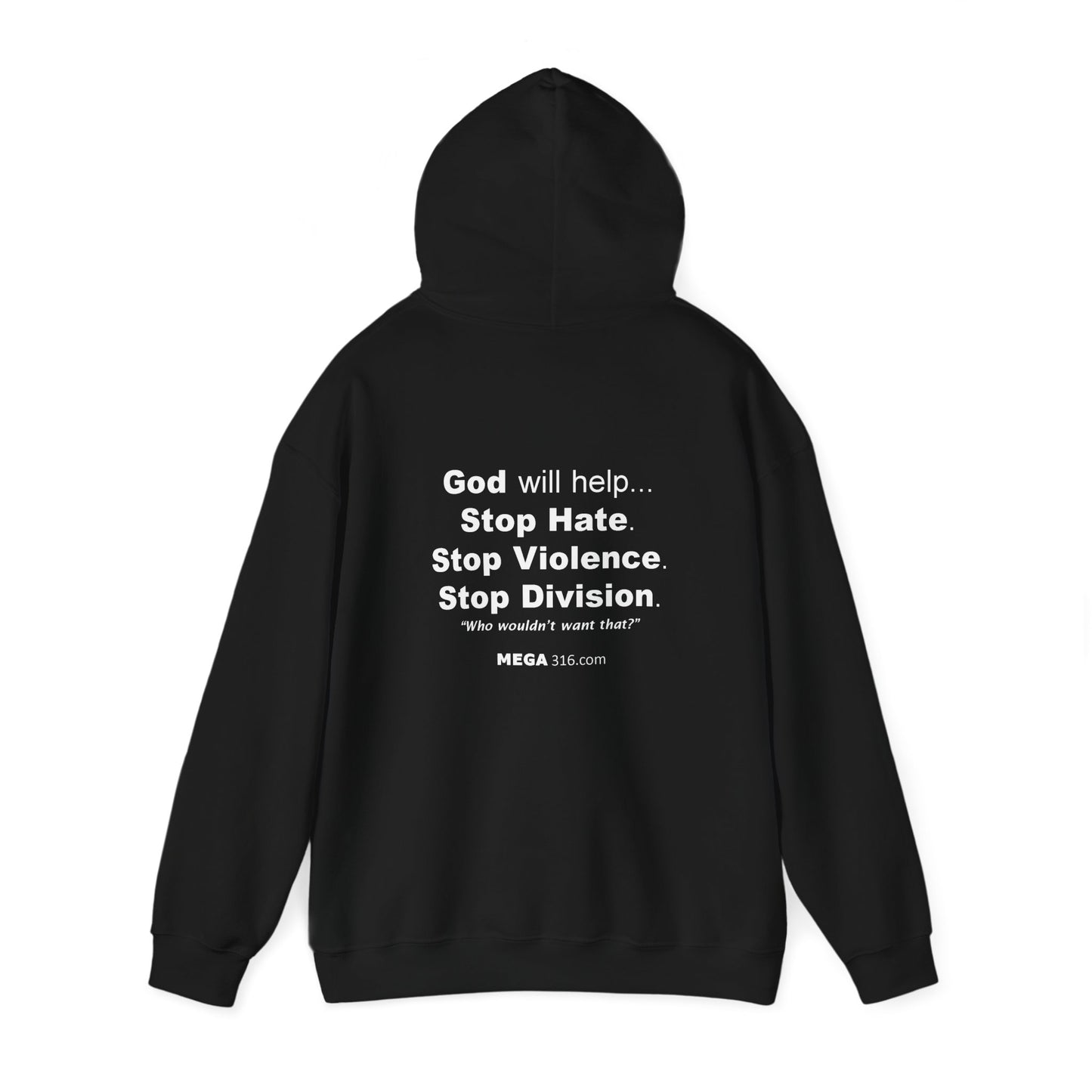 Unisex Heavy Blend™ Hooded Sweatshirt Stop Hate MSG