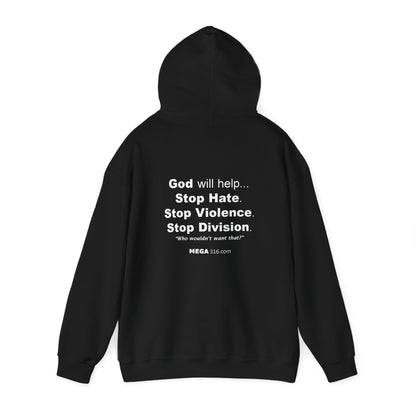 Unisex Heavy Blend™ Hooded Sweatshirt Stop Hate MSG