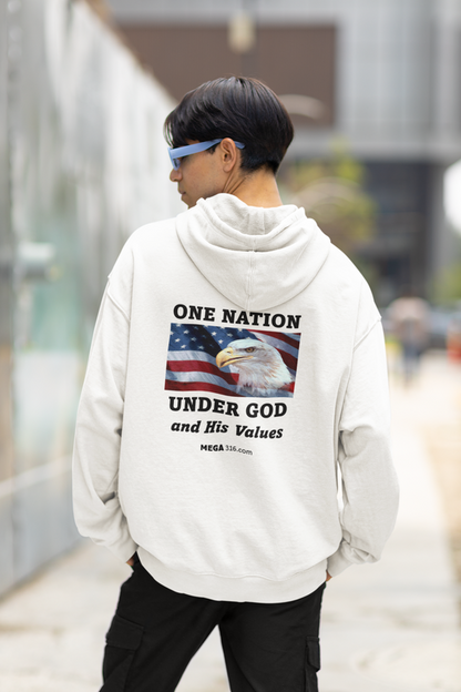 Winter Special One Nation Hoodie White Only MSG