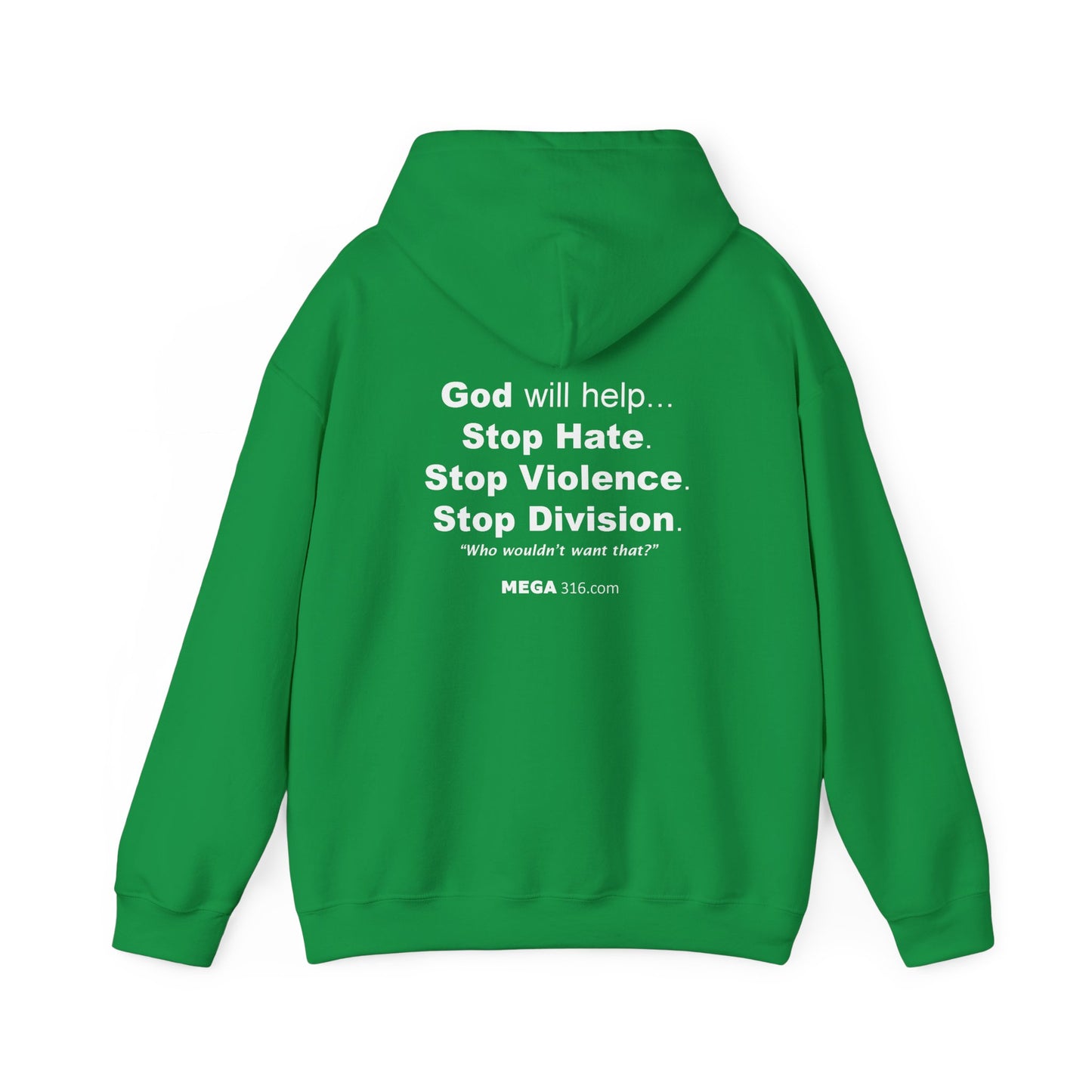 Unisex Heavy Blend™ Hooded Sweatshirt Stop Hate MSG