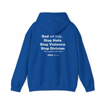Unisex Heavy Blend™ Hooded Sweatshirt Stop Hate MSG