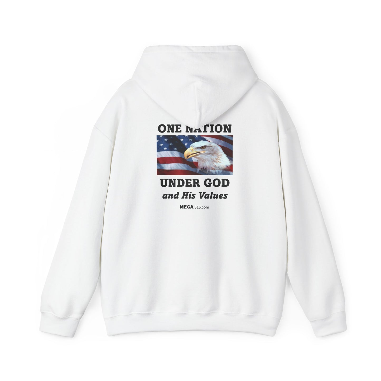 Winter Special One Nation Hoodie White Only MSG